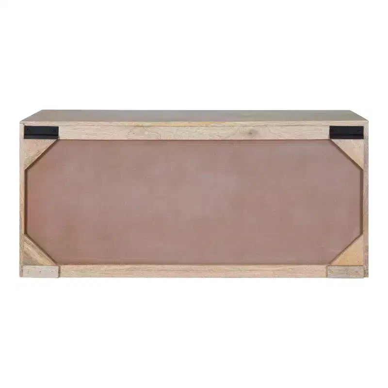 Armario de pared costero Mezzeta de 30" x 10" x 14" con puertas, madera de mango
