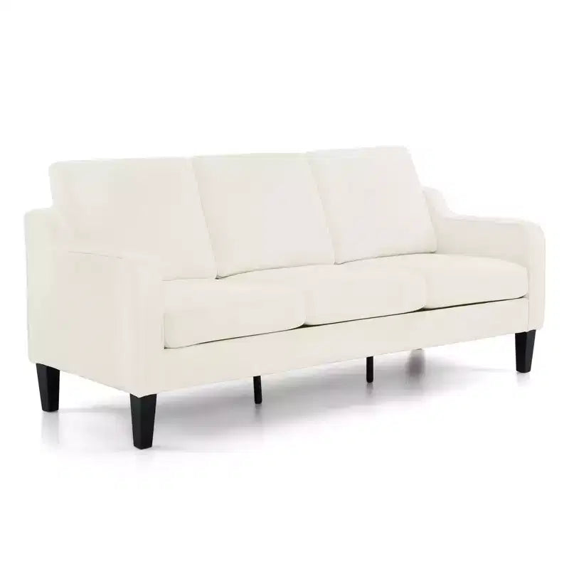 VINGLI 71 Living Room Couch Comfy Sofa Mid Century Modern 3-Seater Upholstered Soft Couches