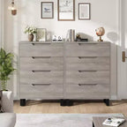 4 Cómodas para dormitorio, Cómoda alta de 41.7 pulgadas, Armario de cajones vertical independiente con almacenamiento, Cajonera de madera para sala de estar, pasillo