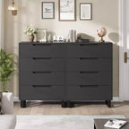 4 Cómodas para dormitorio, Cómoda alta de 41.7 pulgadas, Armario de cajones vertical independiente con almacenamiento, Cajonera de madera para sala de estar, pasillo