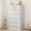 7 Drawer Dresser for Bedroom, 46 Tall Modern 7 Chest of Drawers with Large Drawers Storage, Wooden Dresser Organizer for Living Room, Entryway