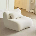 Sofá seccional Peacock de tela bouclé modular y espuma viscoelástica comprimida