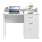 Karl Home 43.31 inch W Rectangle Computer Desk with Hutch