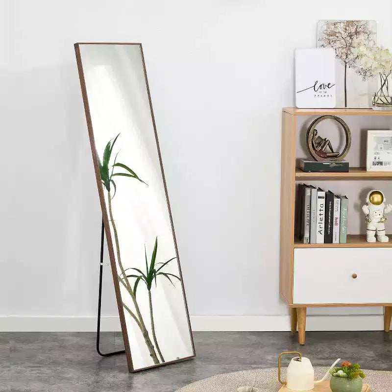 Espejo de cuerpo entero montado en la pared de 58 x 15 pulgadas, espejo decorativo rectangular sin marco para dormitorio, baño, sala de estar