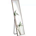 Espejo de cuerpo entero montado en la pared de 58 x 15 pulgadas, espejo decorativo rectangular sin marco para dormitorio, baño, sala de estar