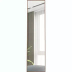 Espejo de cuerpo entero montado en la pared de 58 x 15 pulgadas, espejo decorativo rectangular sin marco para dormitorio, baño, sala de estar