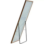 Espejo de cuerpo entero montado en la pared de 58 x 15 pulgadas, espejo decorativo rectangular sin marco para dormitorio, baño, sala de estar