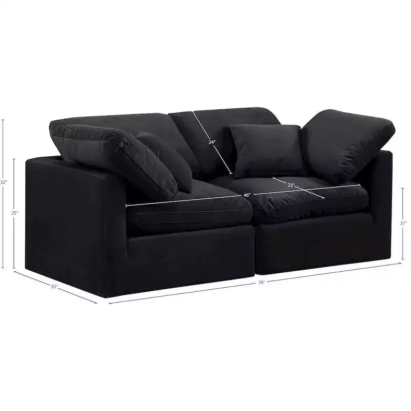 Sofá modular Indulge Velvet