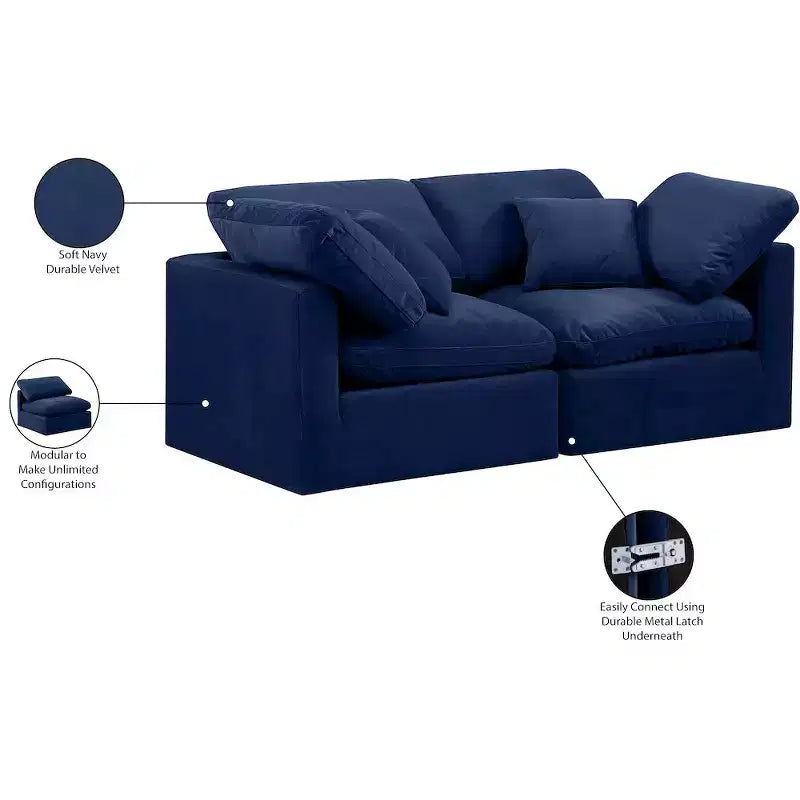 Sofá modular Indulge Velvet