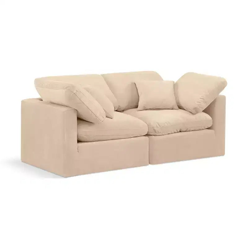 Meridian Furniture,Indulge Velvet Modular Sofa