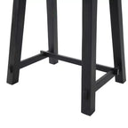 Escritorio Pequeño Adam de Madera Maciza de 32" Rústico Natural: Patas de Caballete Industriales, Superficie de Pino