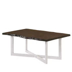 Juego de mesa de centro y mesas auxiliares de roble