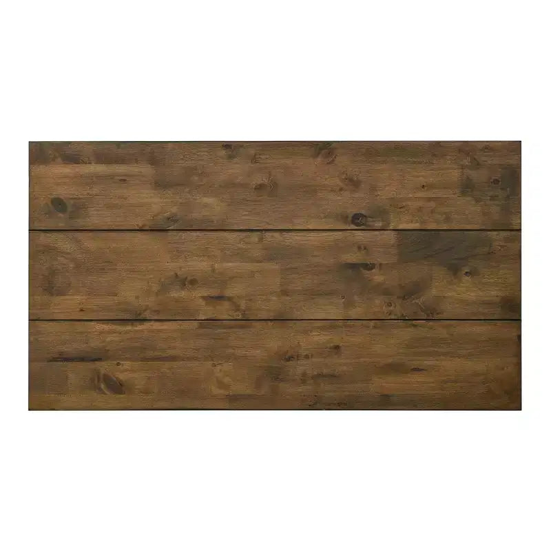 Mesa de centro con 2 cajones Roble rústico: Herrajes antiguos, Estilo rústico, Patas de horquilla de metal