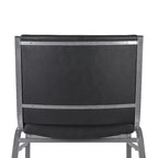 Silla apilable HERCULES Series para personas grandes y altas con capacidad de 1000 lb.