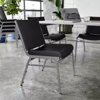 Silla apilable HERCULES Series para personas grandes y altas con capacidad de 1000 lb.