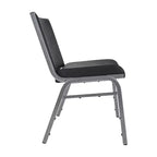 Silla apilable HERCULES Series para personas grandes y altas con capacidad de 1000 lb.