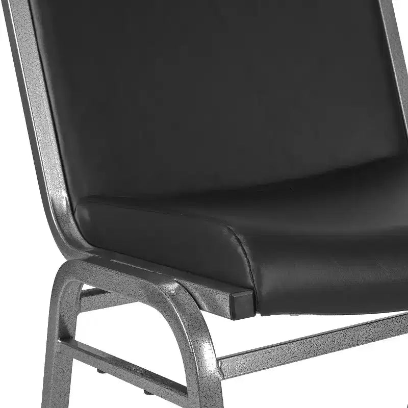 Silla apilable HERCULES Series para personas grandes y altas con capacidad de 1000 lb.