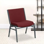 Silla apilable HERCULES Series para personas grandes y altas con capacidad de 1000 lb.