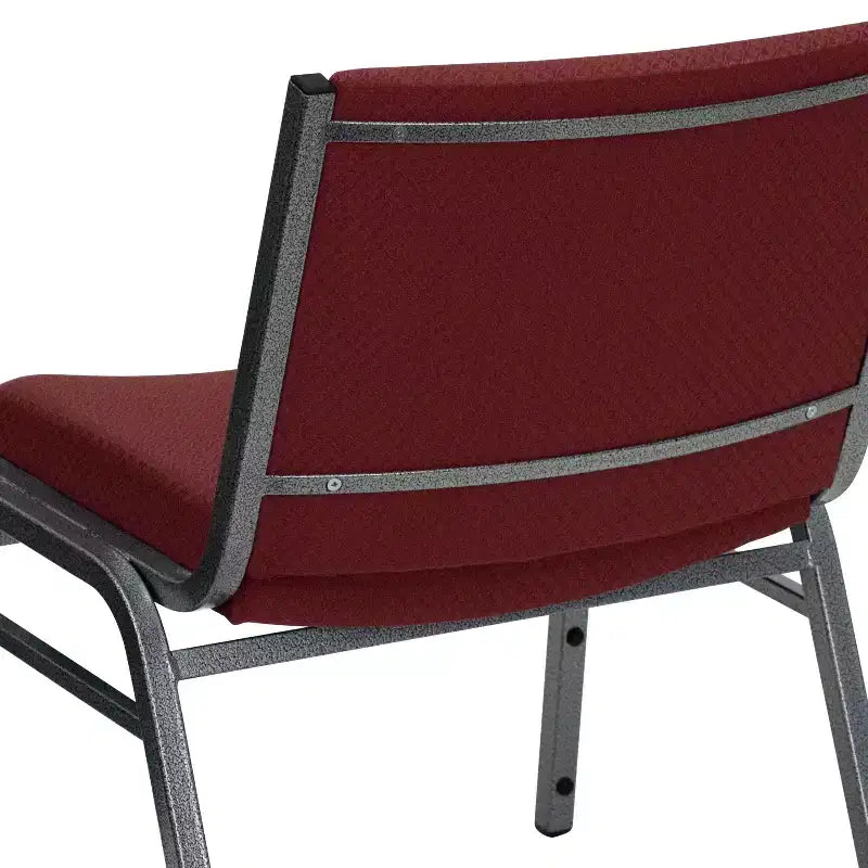 Silla apilable HERCULES Series para personas grandes y altas con capacidad de 1000 lb.