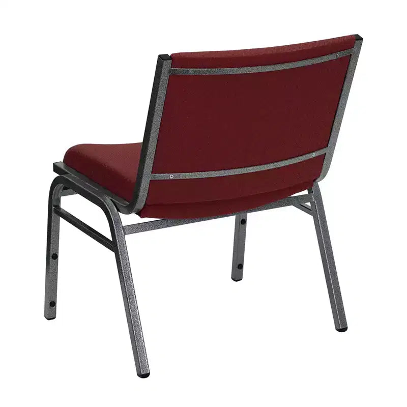 Silla apilable HERCULES Series para personas grandes y altas con capacidad de 1000 lb.
