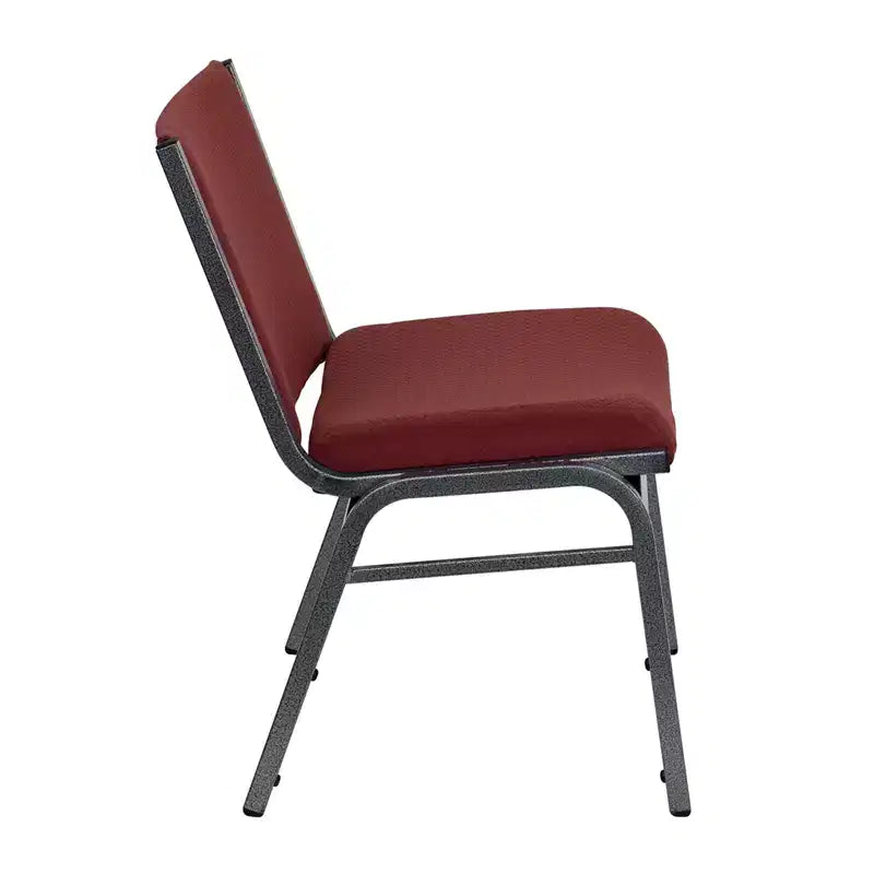 Silla apilable HERCULES Series para personas grandes y altas con capacidad de 1000 lb.
