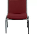 Silla apilable HERCULES Series para personas grandes y altas con capacidad de 1000 lb.