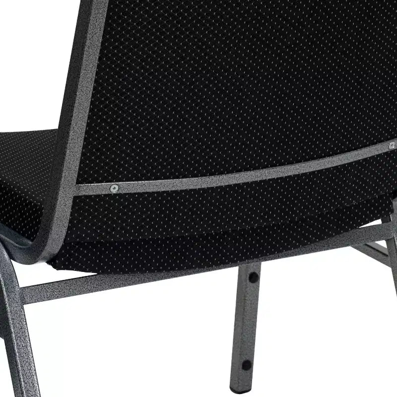 Silla apilable HERCULES Series para personas grandes y altas con capacidad de 1000 lb.