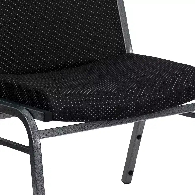 Silla apilable HERCULES Series para personas grandes y altas con capacidad de 1000 lb.