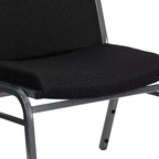 Silla apilable HERCULES Series para personas grandes y altas con capacidad de 1000 lb.