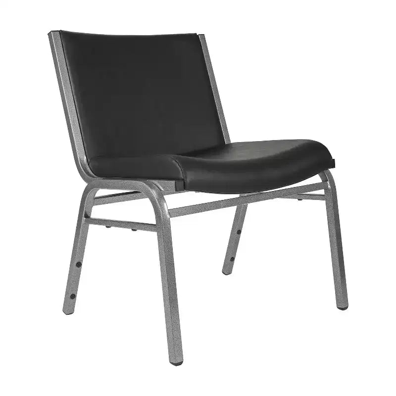 Silla apilable HERCULES Series para personas grandes y altas con capacidad de 1000 lb.