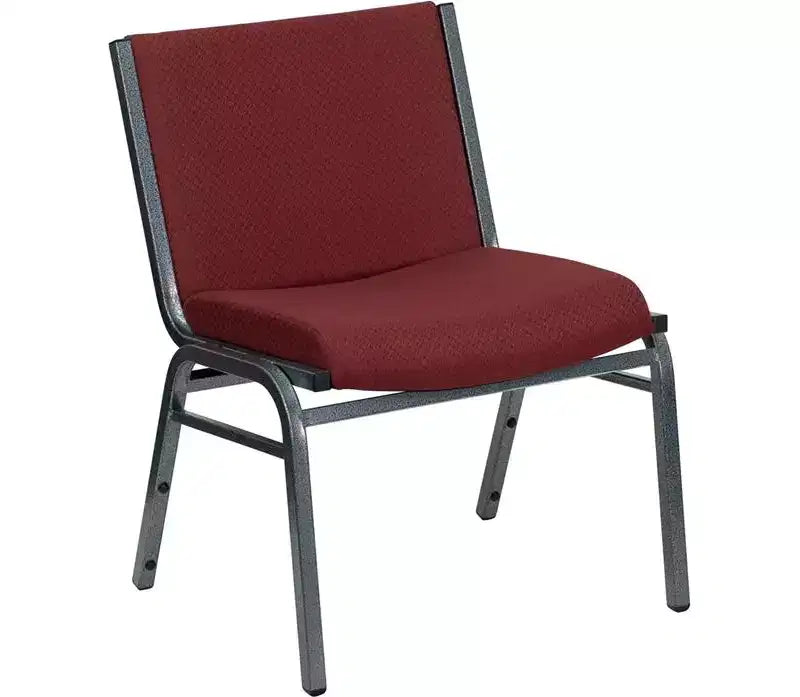 Silla apilable HERCULES Series para personas grandes y altas con capacidad de 1000 lb.