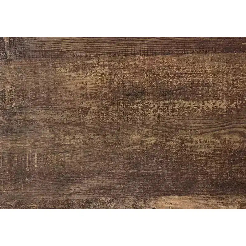 Mesa para laptop con cajones - Estilo industrial - Patas de metal, escritorio para computadora para casa y oficina, 122 cm de largo, aspecto de madera recuperada marrón