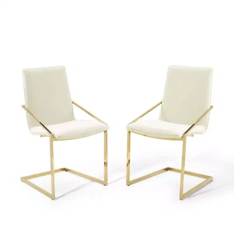 Sillones de comedor de terciopelo de alto rendimiento
