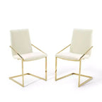 Sillones de comedor de terciopelo de alto rendimiento