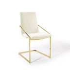 Sillones de comedor de terciopelo de alto rendimiento