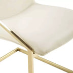 Sillones de comedor de terciopelo de alto rendimiento