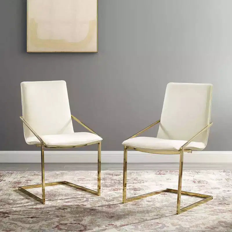 Sillones de comedor de terciopelo de alto rendimiento
