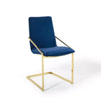 Sillones de comedor de terciopelo de alto rendimiento