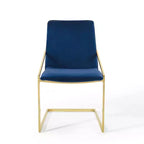 Sillones de comedor de terciopelo de alto rendimiento
