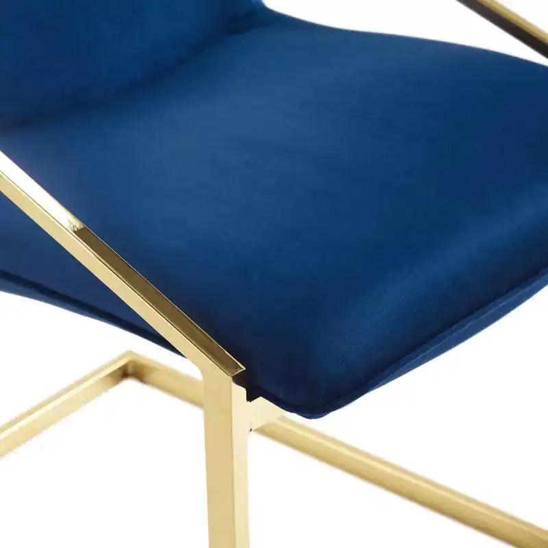 Sillones de comedor de terciopelo de alto rendimiento