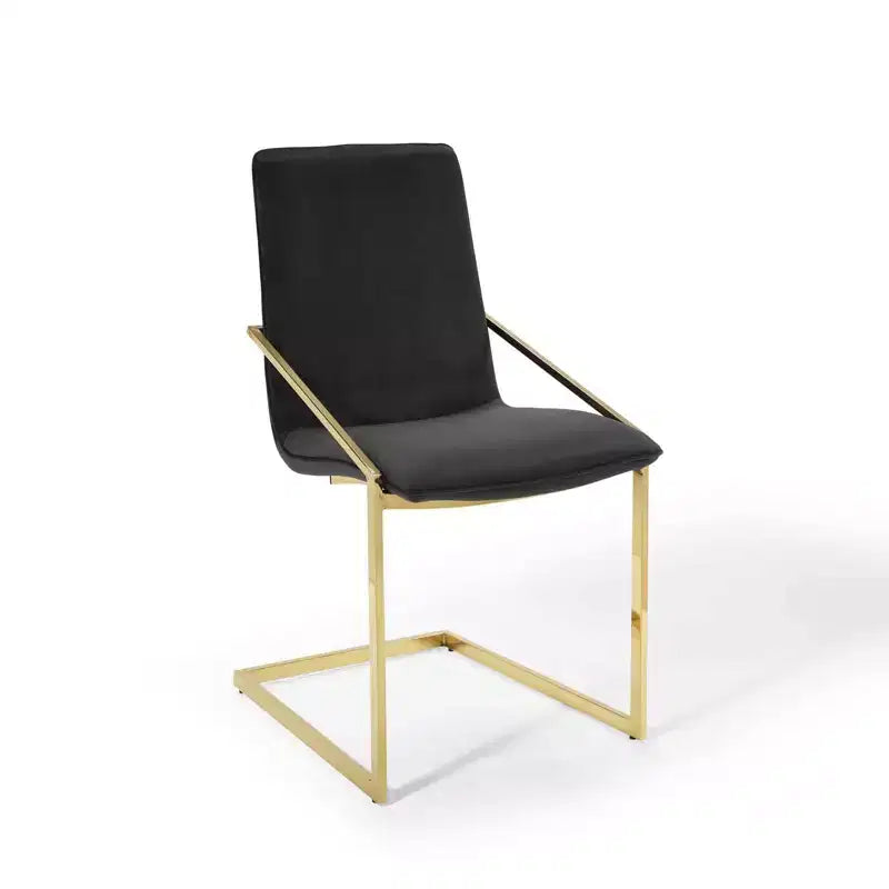 Sillones de comedor de terciopelo de alto rendimiento