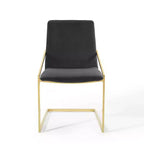 Sillones de comedor de terciopelo de alto rendimiento